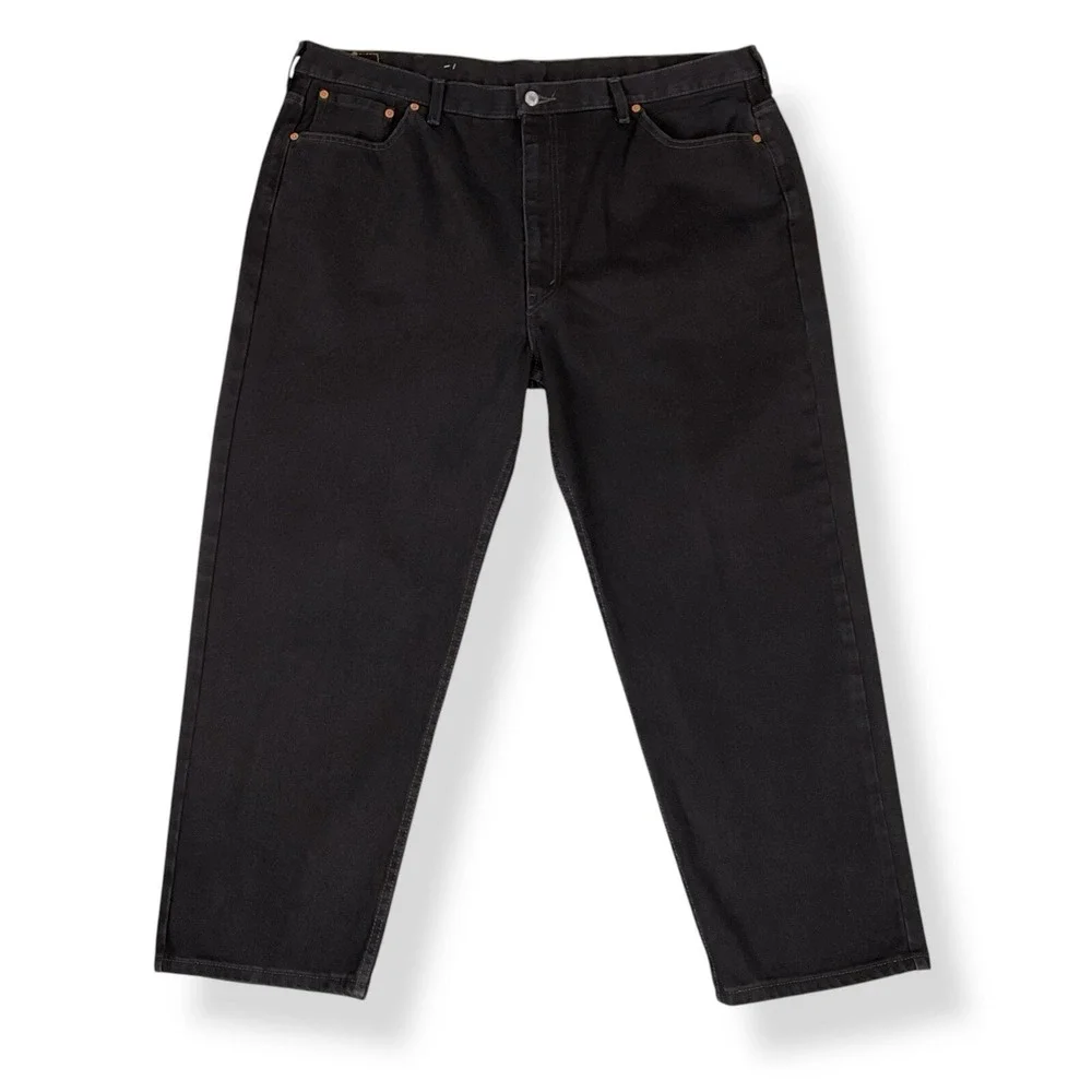 Levis Jeans Men 46x29 (ACTUAL 44x28.5) Black 550 Relaxed Fit Loose NWOT